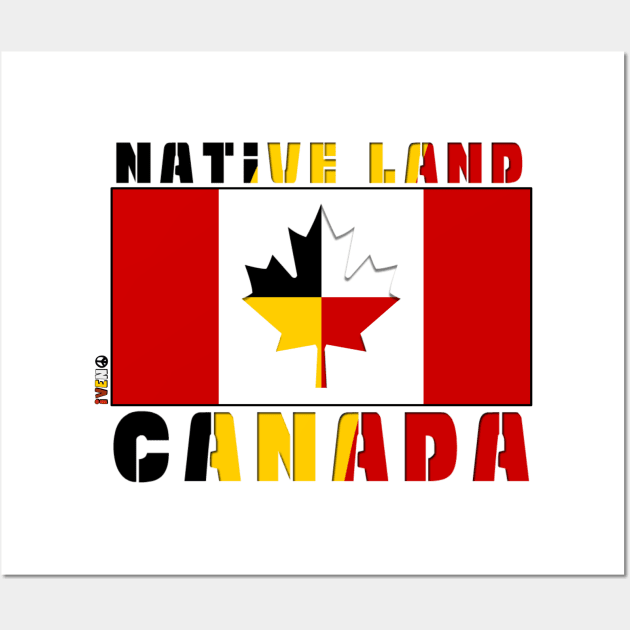 Native Land Canada Wall Art by iveno